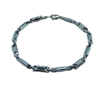 Bracciale Gioie Gobbo Uomo Laurentia in Oro bianco BROB113 - BROB113